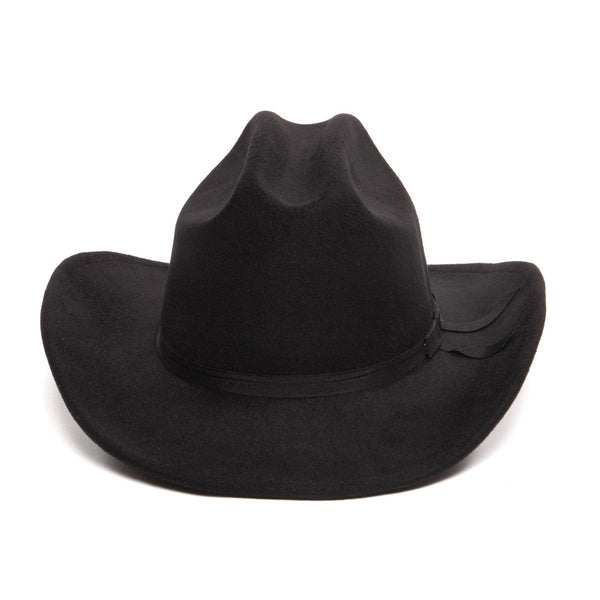 San Diego Hat Company Kids Cattleman's Crease Cowboy With Tonal Grosgrain Band