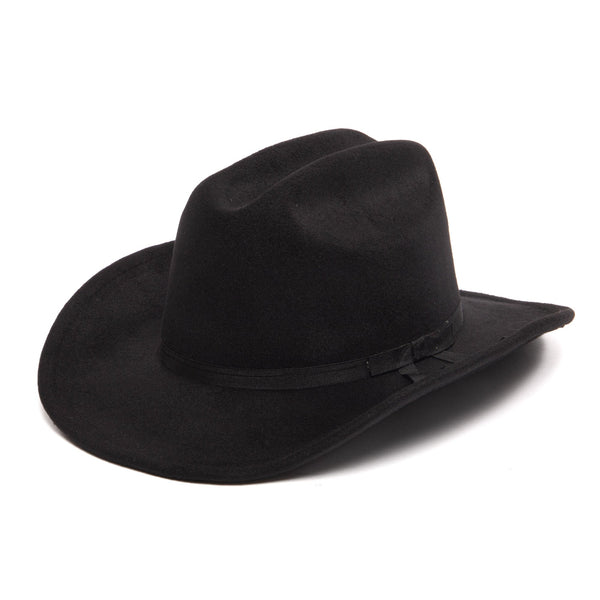 san diego hat company Kids Cattleman's Crease Cowboy with Tonal Grosgrain Band