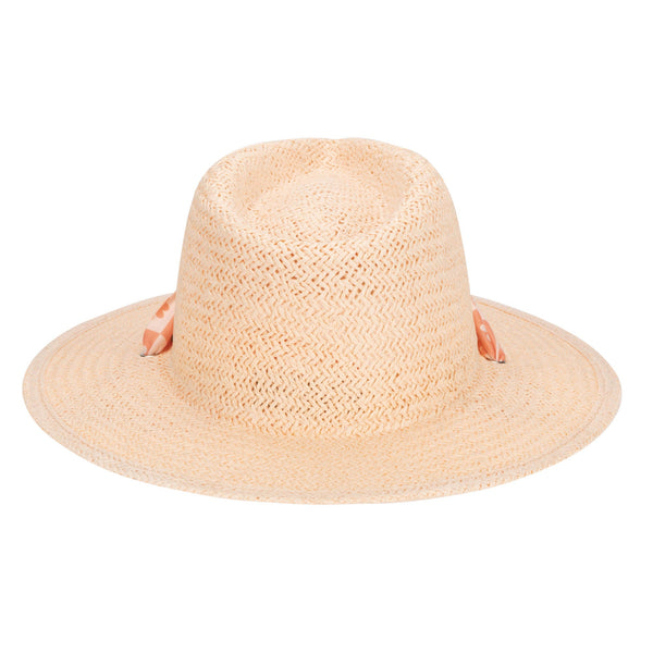 San Diego Hat Company Kids Floral Paperbraid Fedora Hat