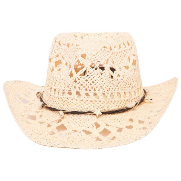 San Diego Hat Company Kids Open Paper Weave Cowboy Hat
