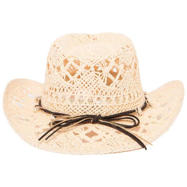 San Diego Hat Company Kids Open Paper Weave Cowboy Hat