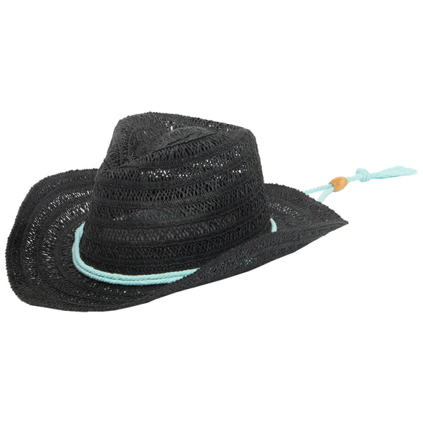 san diego hat company Kids Pinch Crown Cowboy Black