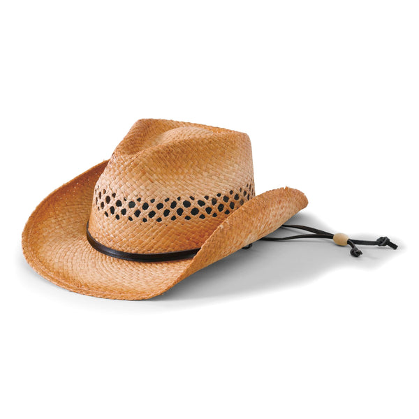 San Diego Hat Company Kids' Raffia Cowboy Hat (RHCK) Natural