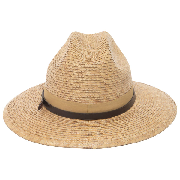 San Diego Hat Company Men's Cattleman's Crease Fedora With Removable Band