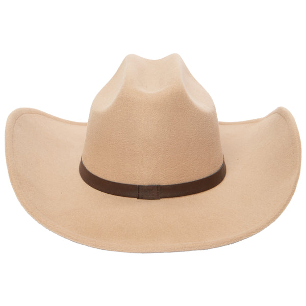 San Diego Hat Company Men's Cowboy With Faux Leather Band