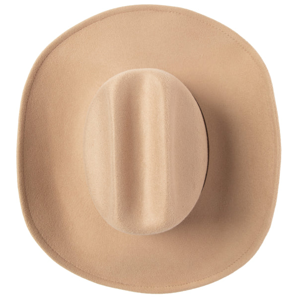San Diego Hat Company Men's Cowboy With Faux Leather Band