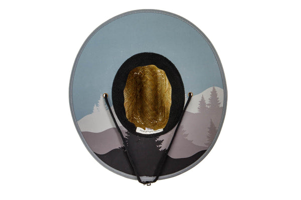 San Diego Hat Company Men's Straw Lifeguard With Midnight Forest Patch