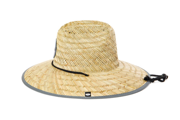 San Diego Hat Company Men's Straw Lifeguard With Midnight Forest Patch