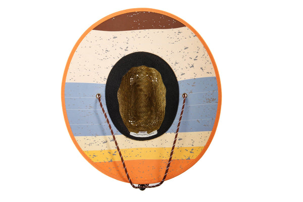 San Diego Hat Company Men's Straw Lifeguard With Vintage Surf Patch