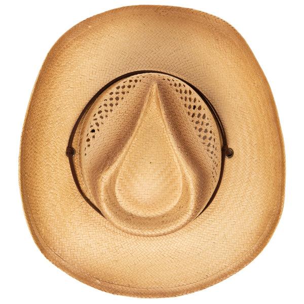San Diego Hat Company Mens Woven Paper Cowboy Hat With Ventilation