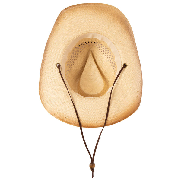 San Diego Hat Company Mens Woven Paper Cowboy Hat With Ventilation