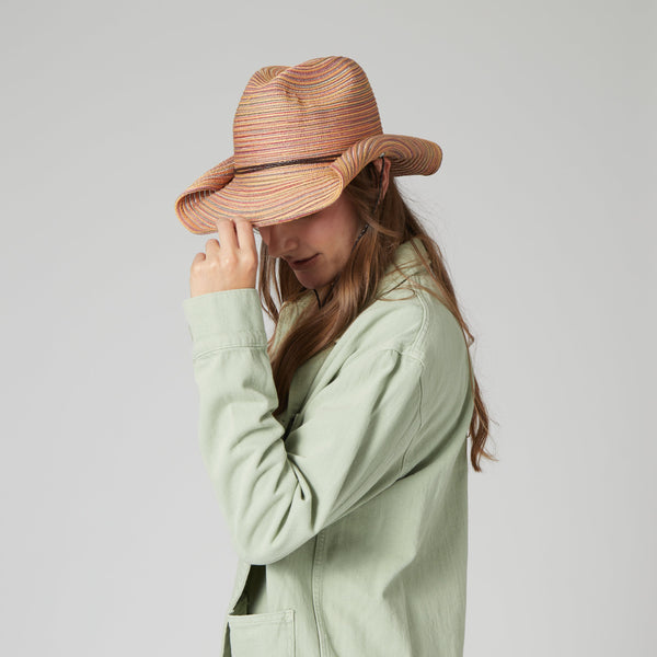 San Diego Hat Company Mimi - Women's Mixed Braid Cowboy Hat Rust