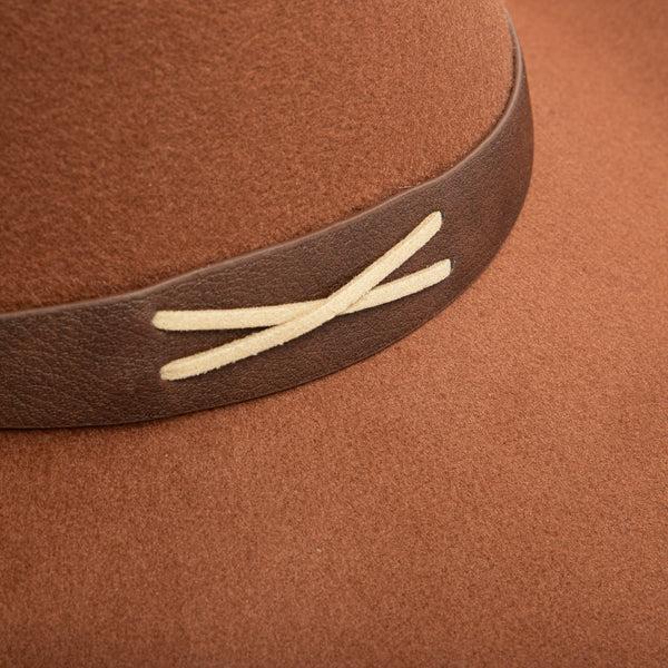 San Diego Hat Company Nino - Kids Cattleman's Crease Cowboy With Contrast X Stitching