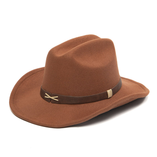 san diego hat company Nino - Kids Cattleman's Crease Cowboy with Contrast X Stitching