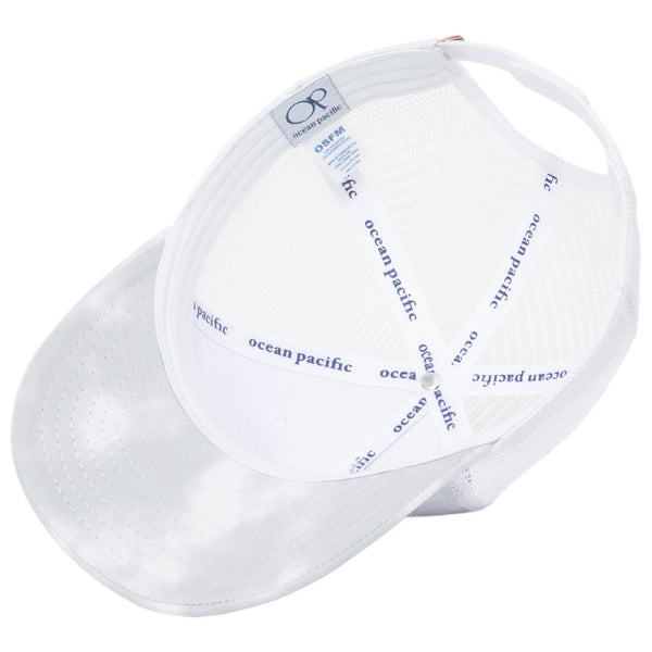 San Diego Hat Company Ocean Pacific - 5 Panel Trucker Hat With American Flag