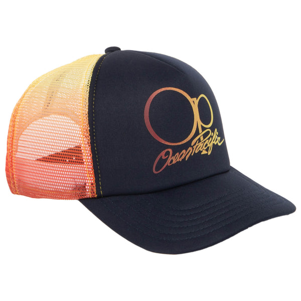 San Diego Hat Company Ocean Pacific - 5 Panel Trucker Hat With Ombre Mesh Panels