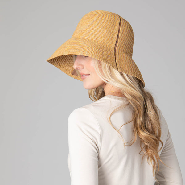San Diego Hat Company Oceanside - Women's Ultrabraid Bucket With Side Seam Natural