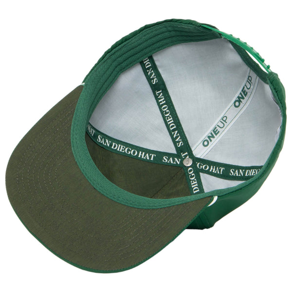 San Diego Hat Company ONE UP Collection 5 Panel Technical Cap Black