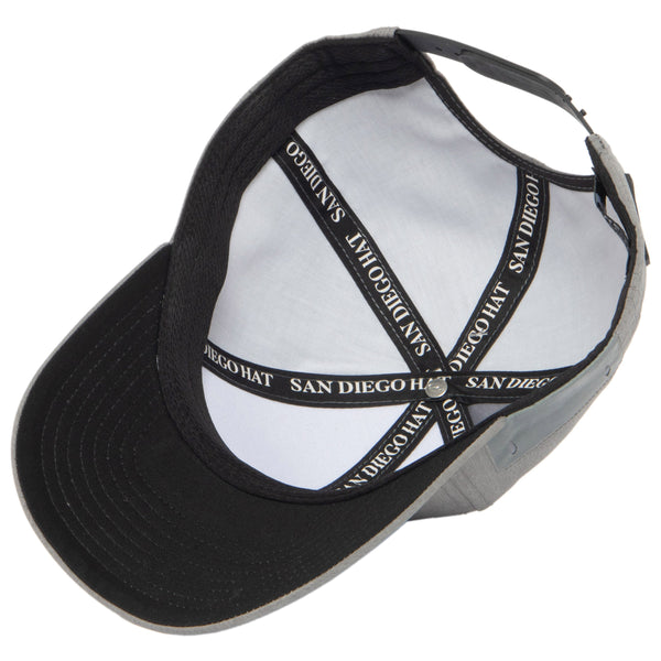 San Diego Hat Company ONE UP Collection - 6 Panel Snapback With Golf Tee Holder Black