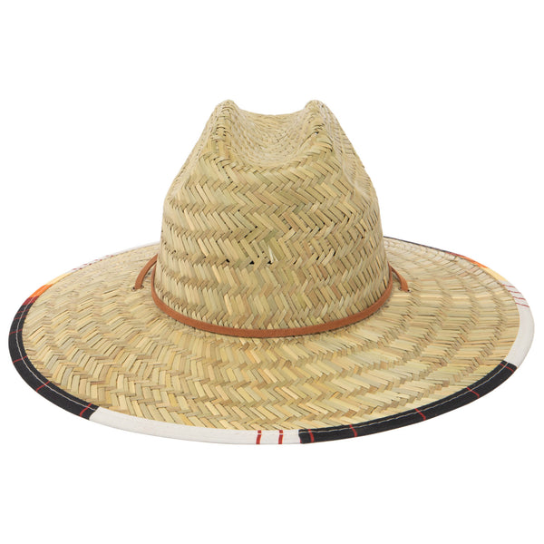 San Diego Hat Company Original OP - Lifeguard Hat With Striped Underbrim Print By Ocean Pacific