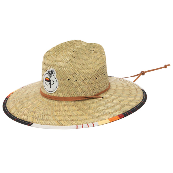 san diego hat company Original OP - Lifeguard Hat with Striped Underbrim Print by Ocean Pacific