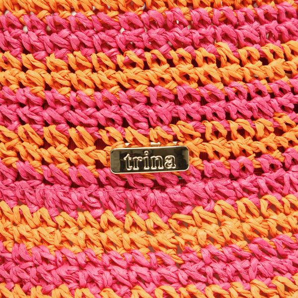 San Diego Hat Company Palo Bucket - Trina Turk Pink Stripe