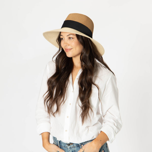 San Diego Hat Company Paola - Ultrabraid Two Tone Fedora