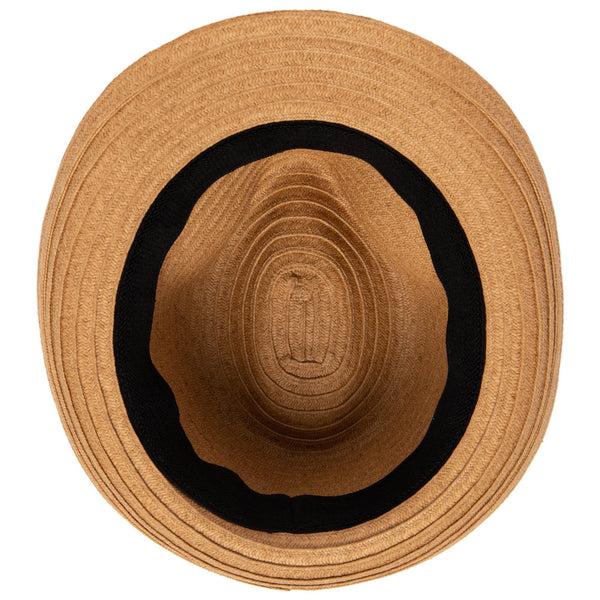 San Diego Hat Company Paperbraid Stingy Brim Fedora With Layered Bands
