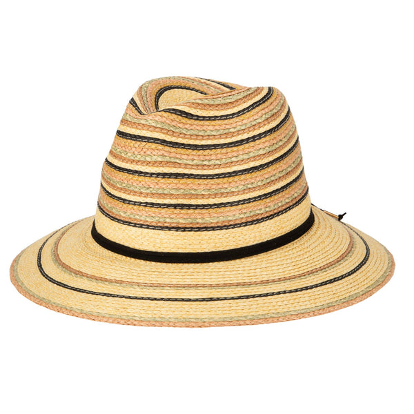 san diego hat company Paradise - Paperbraid Multi Striped Fedora