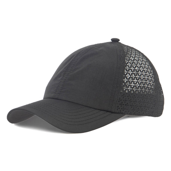 san diego hat company Performance Line - Women's Running Hat Black