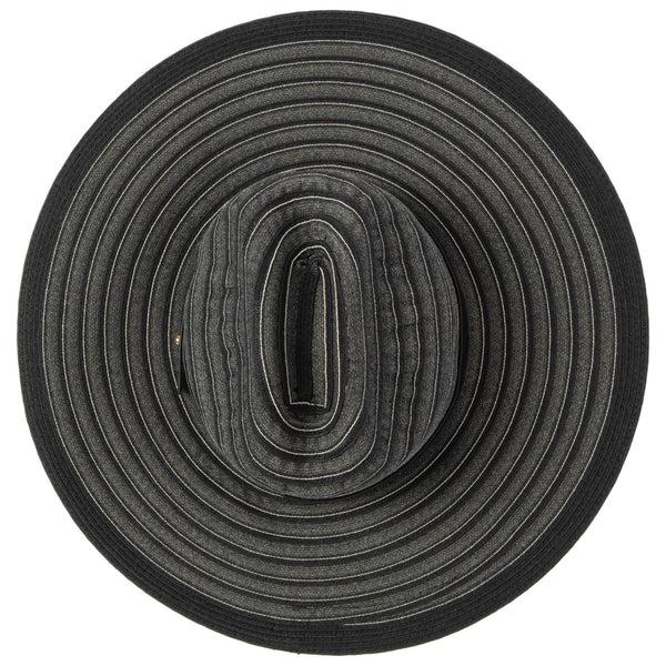San Diego Hat Company Renata - Wide Brim Cattleman's Crease Sun Hat Black