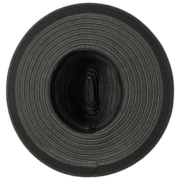 San Diego Hat Company Renata - Wide Brim Cattleman's Crease Sun Hat Black