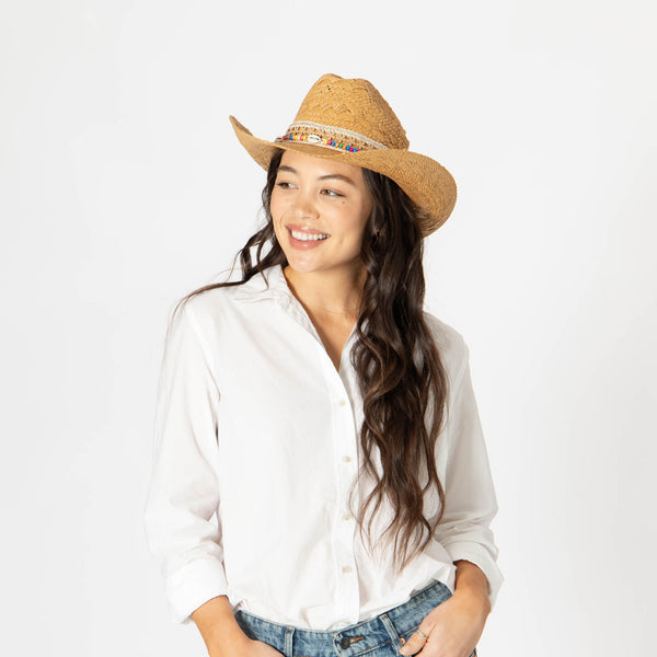 San Diego Hat Company Salina - Cowboy With Triple Stacked Multi Bands