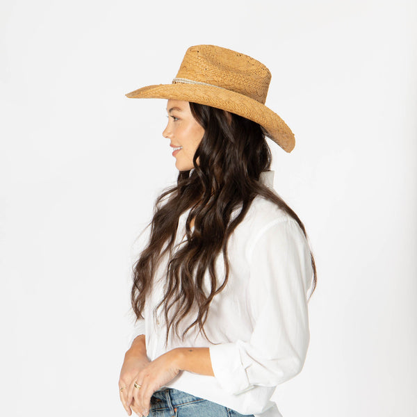 San Diego Hat Company Salina - Cowboy With Triple Stacked Multi Bands