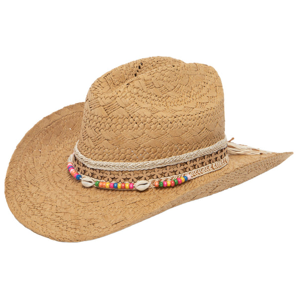 san diego hat company Salina - Cowboy with Triple Stacked Multi Bands