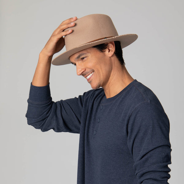 San Diego Hat Company Black Label Wool Felt Fedora