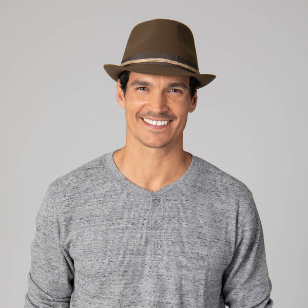 San Diego Hat Company Faux Felt Stingy Brim Fedora