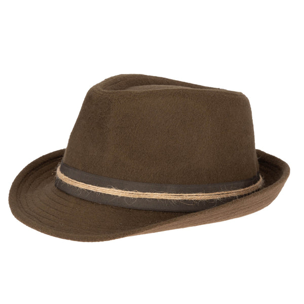 san diego hat company Faux Felt Stingy Brim Fedora