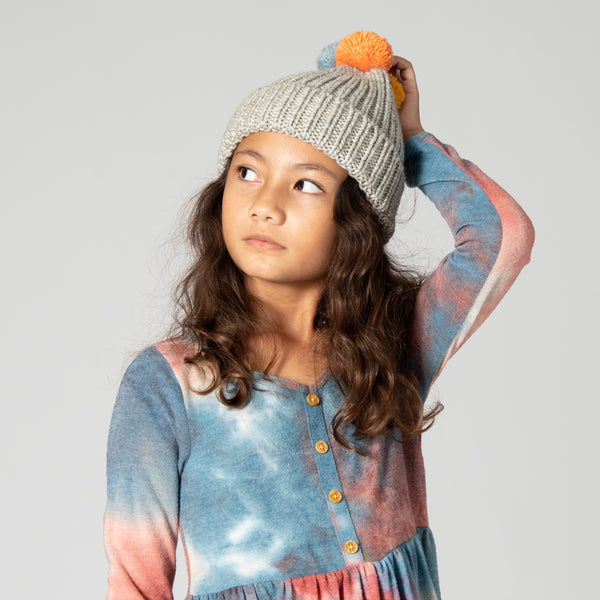 San Diego Hat Company Kids Beanie With Pom