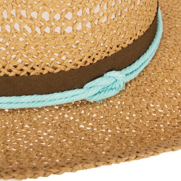 San Diego Hat Company Kids Paper Weave Fedora Hat