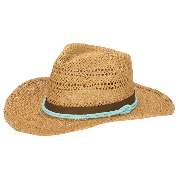 san diego hat company Kids Paper weave Fedora Hat