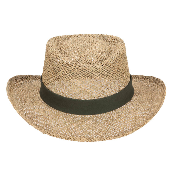 San Diego Hat Company Mens Stiff Seagrass Gambler