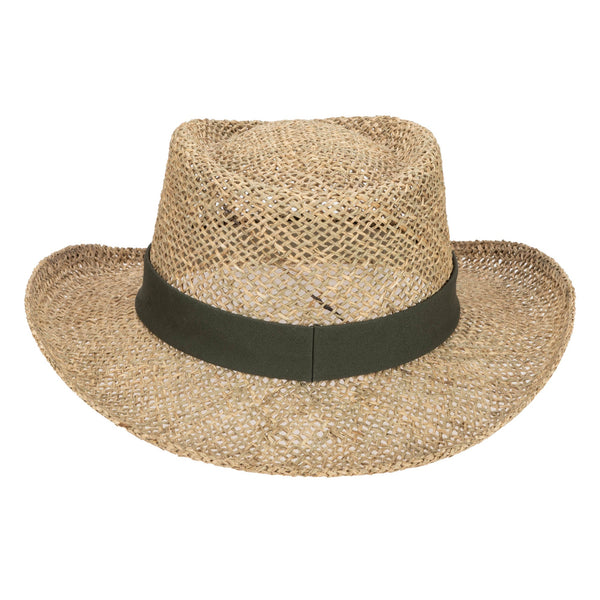 San Diego Hat Company Mens Stiff Seagrass Gambler