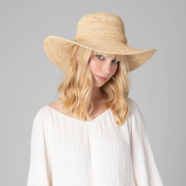 San Diego Hat Company San Diego Hat Company's Signature Women's Large Brim Raffia Hat
