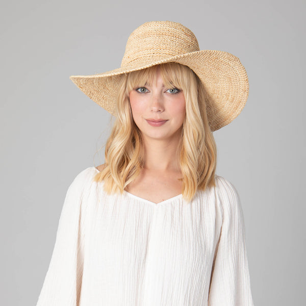 San Diego Hat Company San Diego Hat Company's Signature Women's Large Brim Raffia Hat