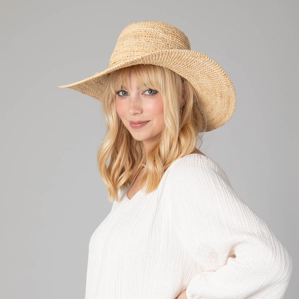 San Diego Hat Company San Diego Hat Company's Signature Women's Large Brim Raffia Hat