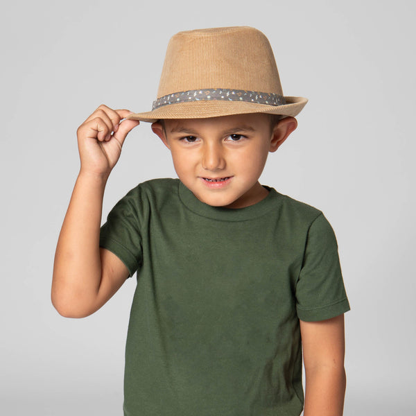 San Diego Hat Company Stingy Brim Corduroy Fedora