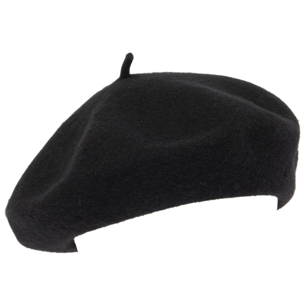 san diego hat company Wool Beret Charcoal