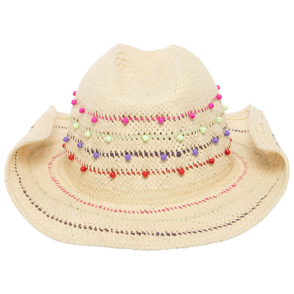 San Diego Hat Company Santa Cruz - Woven Toyo Straw Cowboy