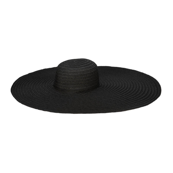 san diego hat company Santa Rosa - Ultrabraid Large Brim Floppy Hat Black